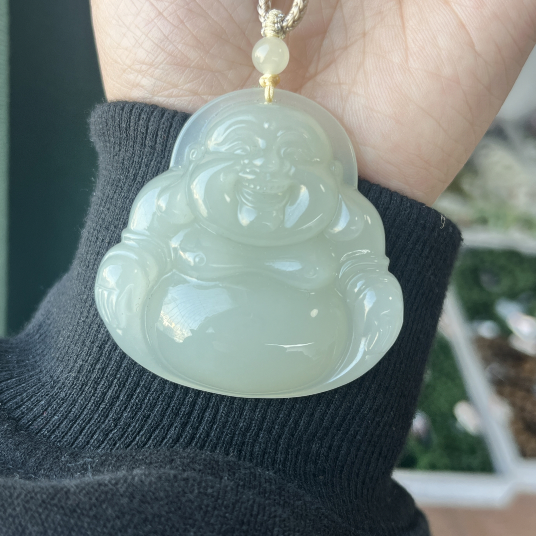 和田玉佛公吊坠未镶嵌