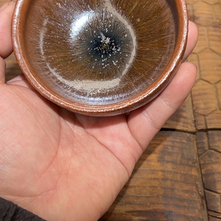 茶盏印山窑柴烧作品