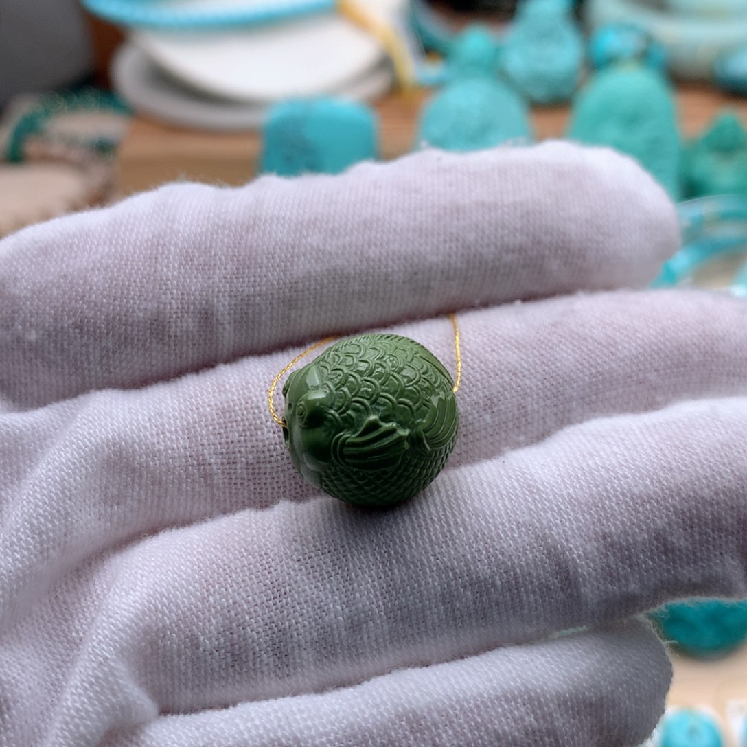 绿松石珠宝奇石未镶嵌