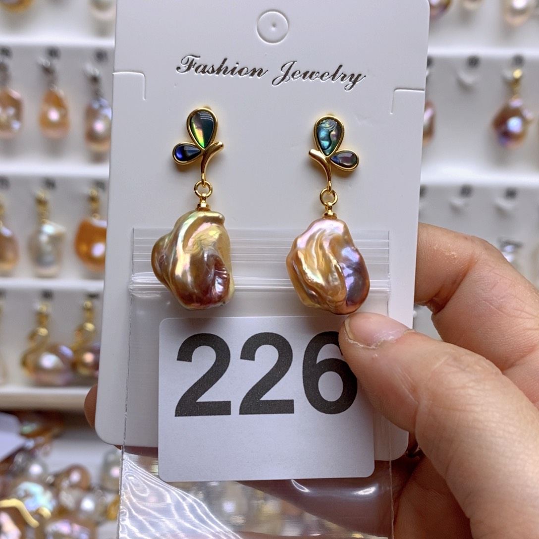 淡水珍珠颈饰银S925镶嵌226