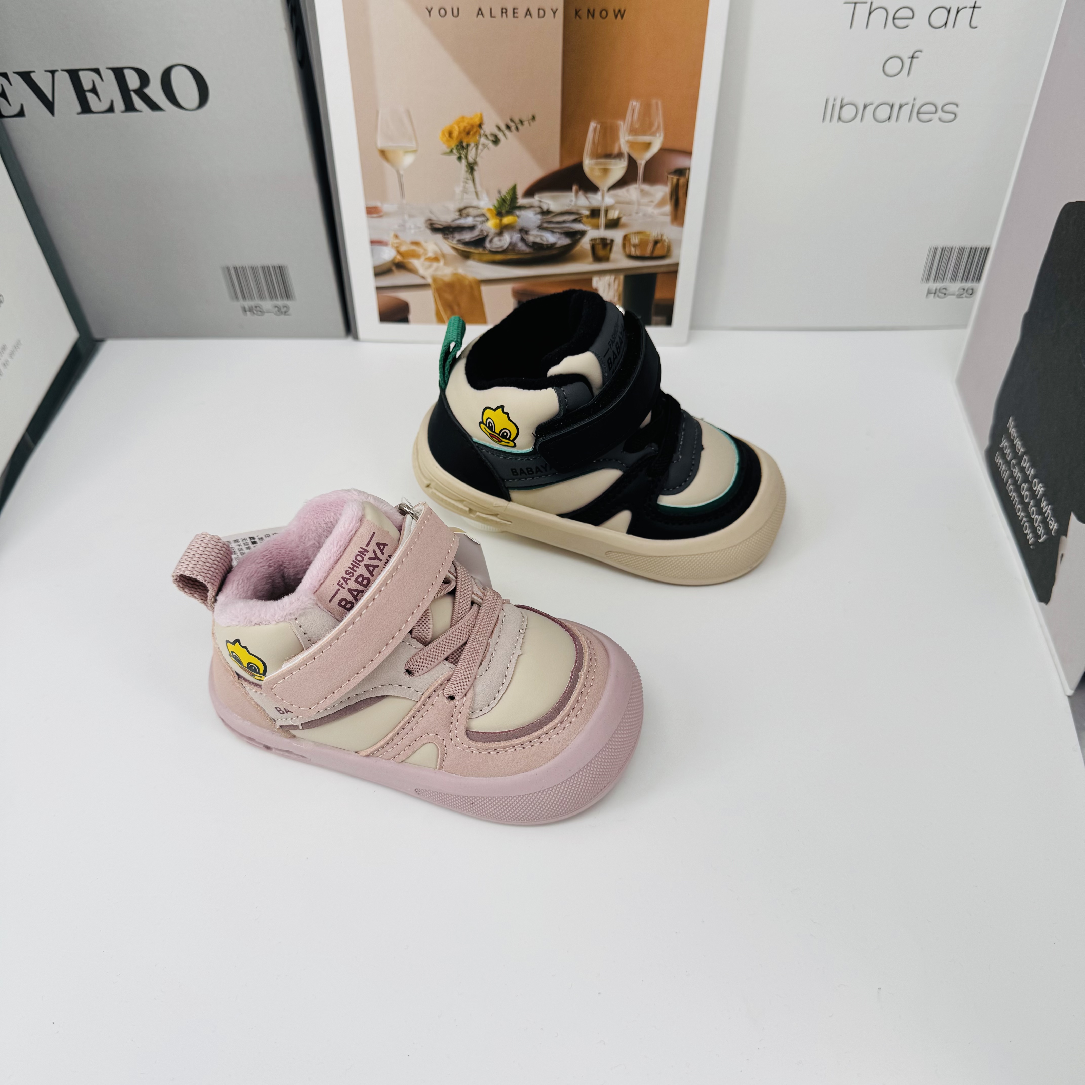 0630~儿童冬季皮面轻软防滑机能鞋宝宝学步鞋软底婴童