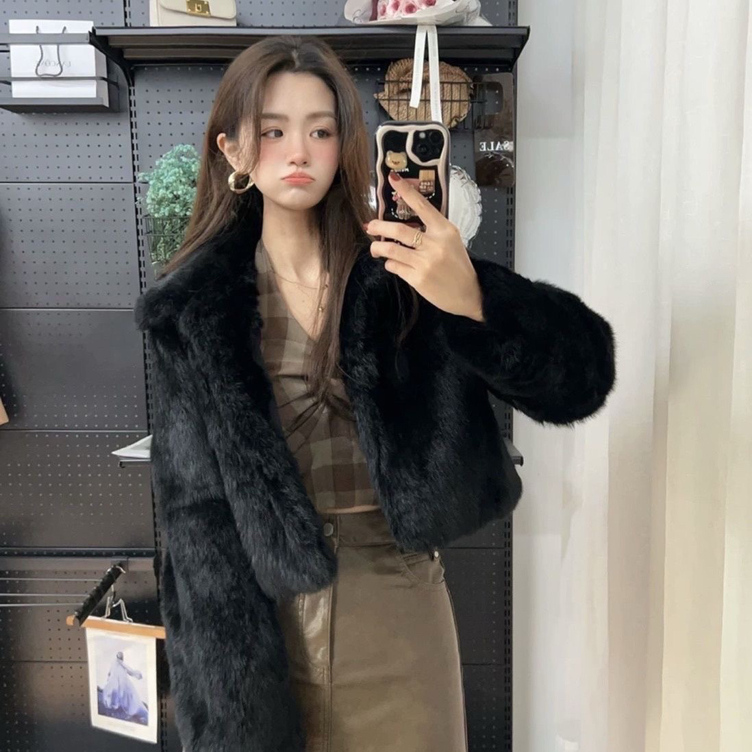 2025上东老钱安哥拉兔毛外套
