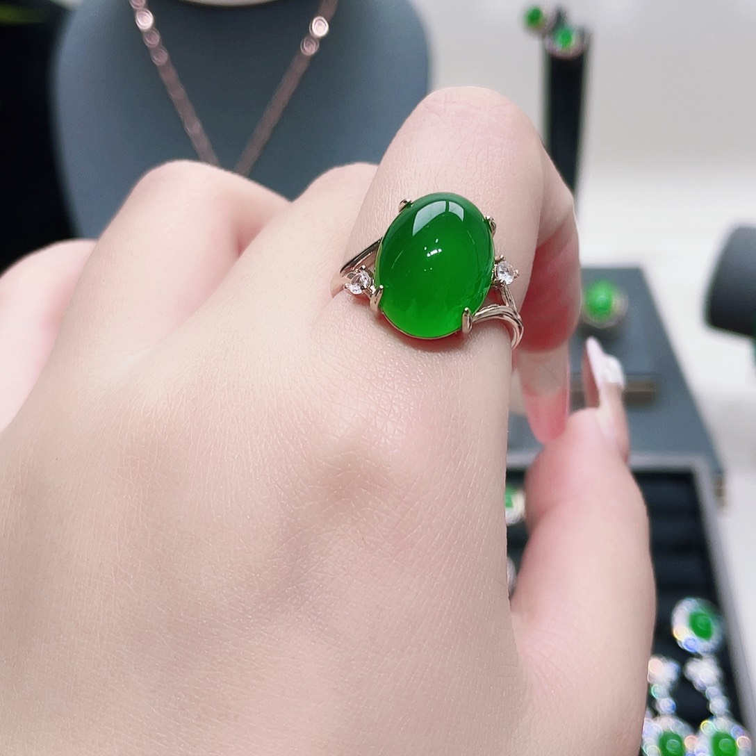 玛瑙/玉髓戒指合金