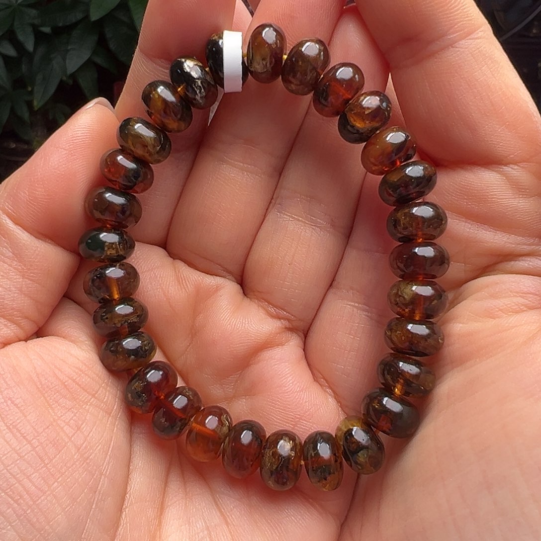 琥珀未镶嵌裸石抚顺琥珀10370十