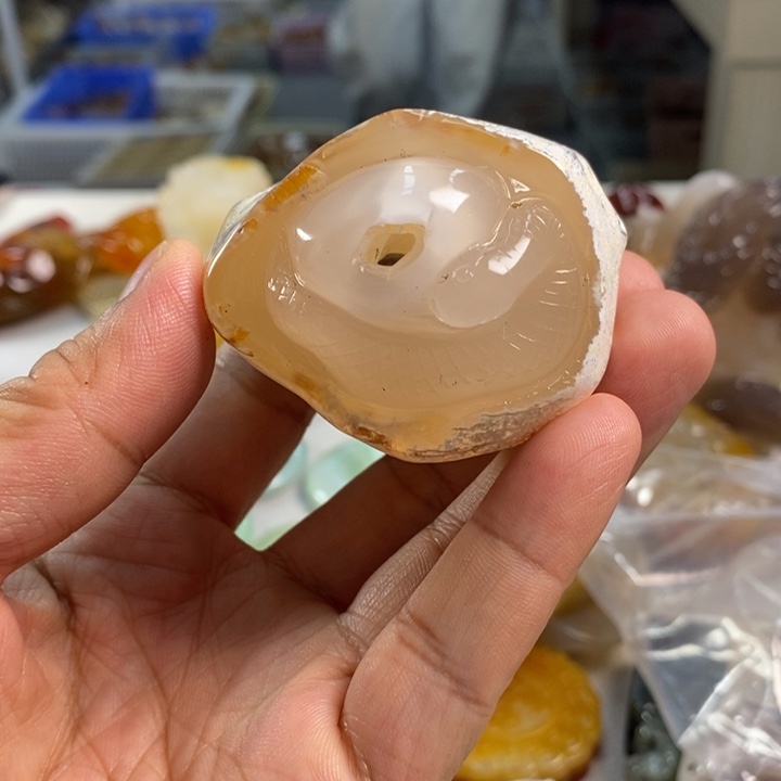 玛瑙/玉髓吊坠(不含链)未镶嵌