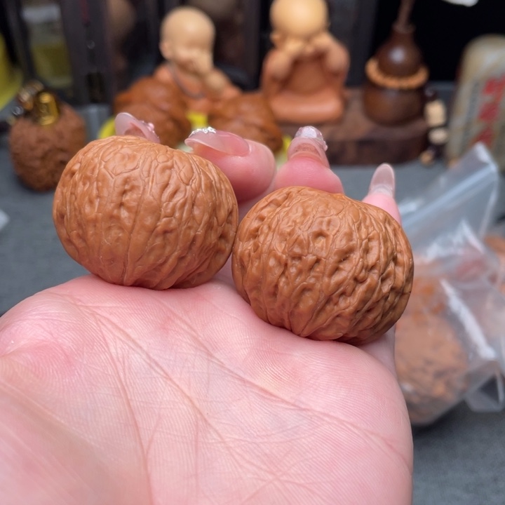 把件文玩核桃铁锤37微修