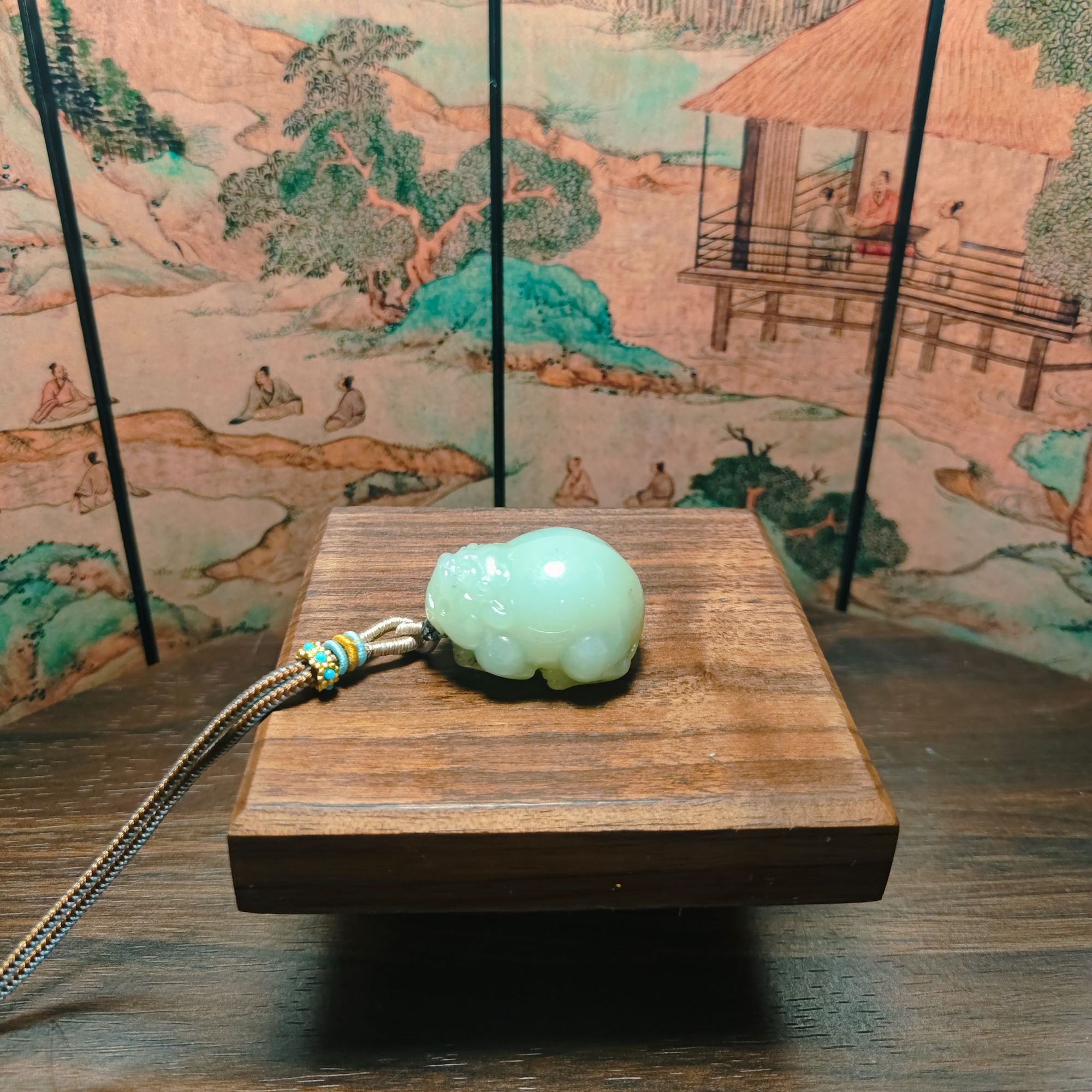 E和田玉貔貅吊坠0101