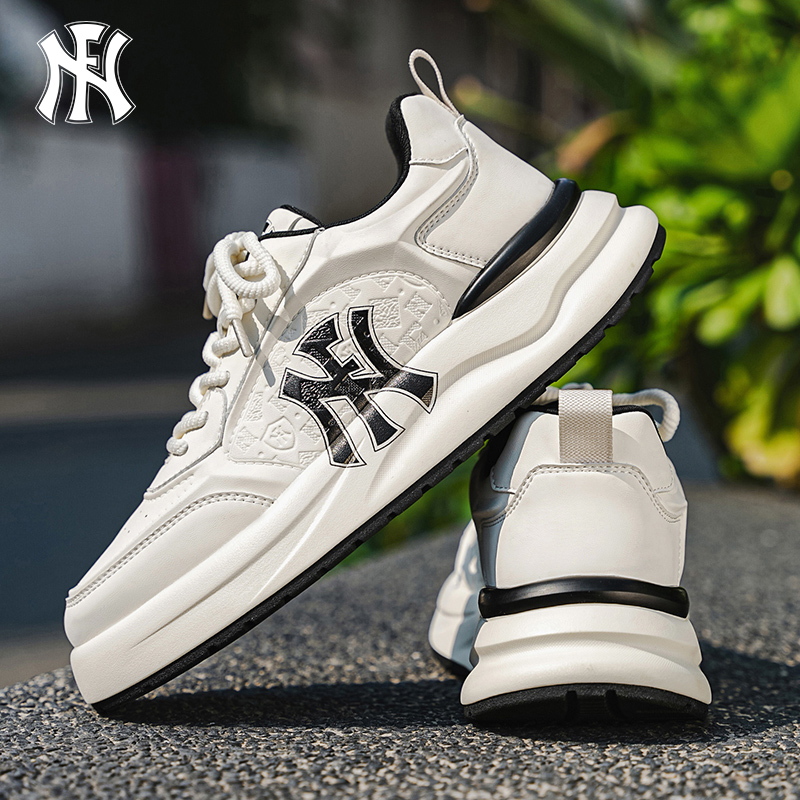 FN男鞋2025新款男士潮流板鞋男士透气增高厚底防滑时尚运动休闲鞋