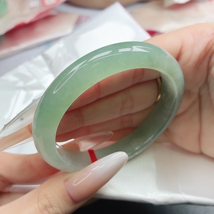 未镶嵌手镯翡翠L*H57-58圈口