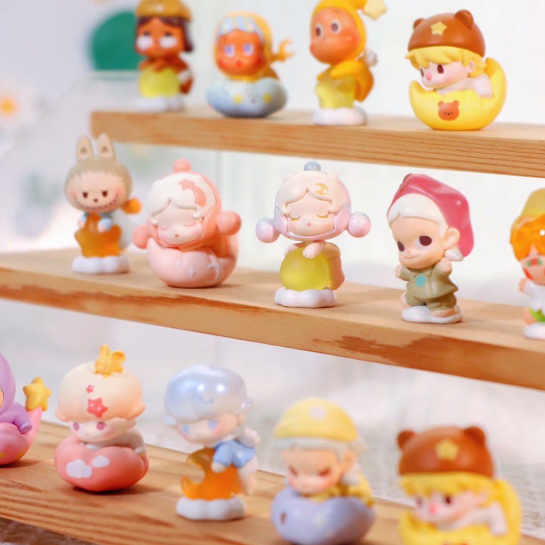 晚安系列可爱萌粒盲袋手办盲盒盲盒摆件萌粒