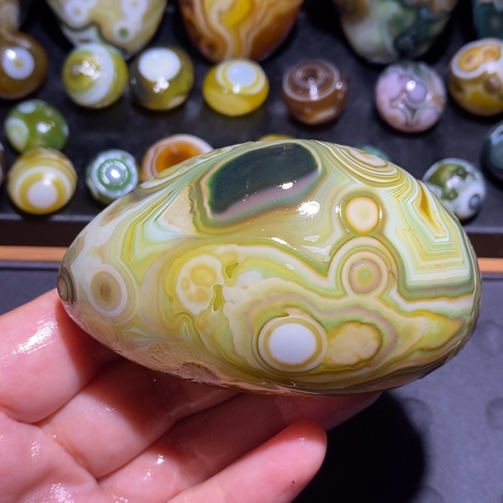 未镶嵌玛瑙/玉髓珠宝半成品12