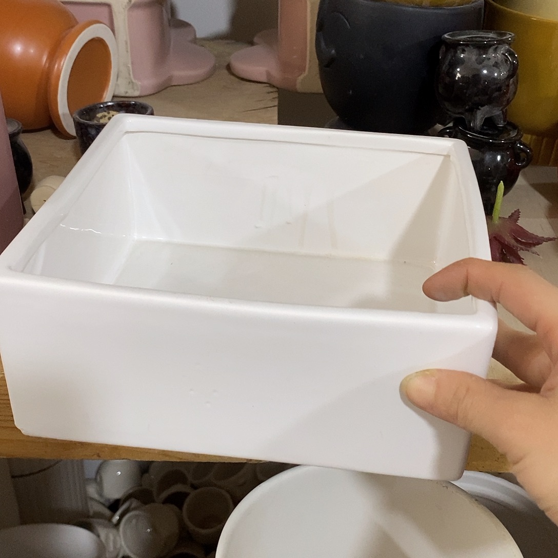 陶杯子陶盆有孔 瑕疵介意勿拍