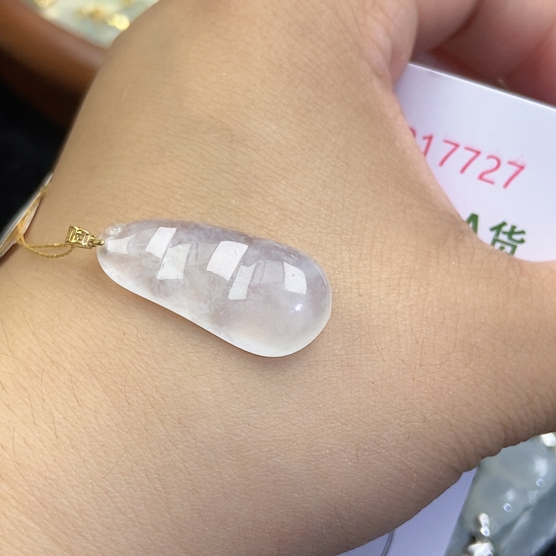 翡翠未镶嵌颈饰天然