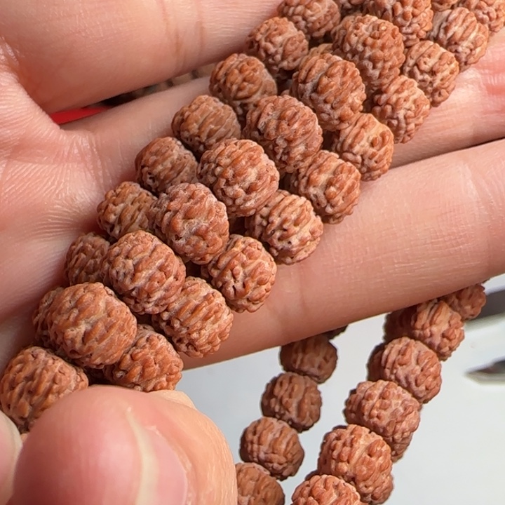 吊坠金刚菩提凤羽龙纹8左右108梅花