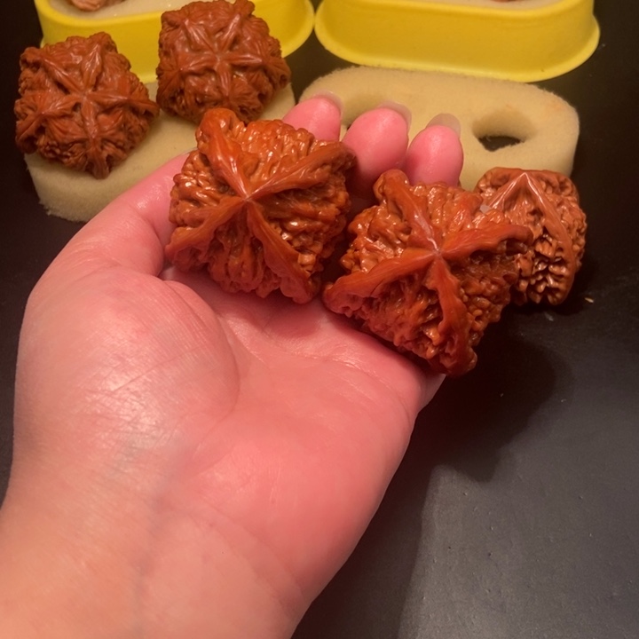 吊坠文玩核桃黑*工艺四棱