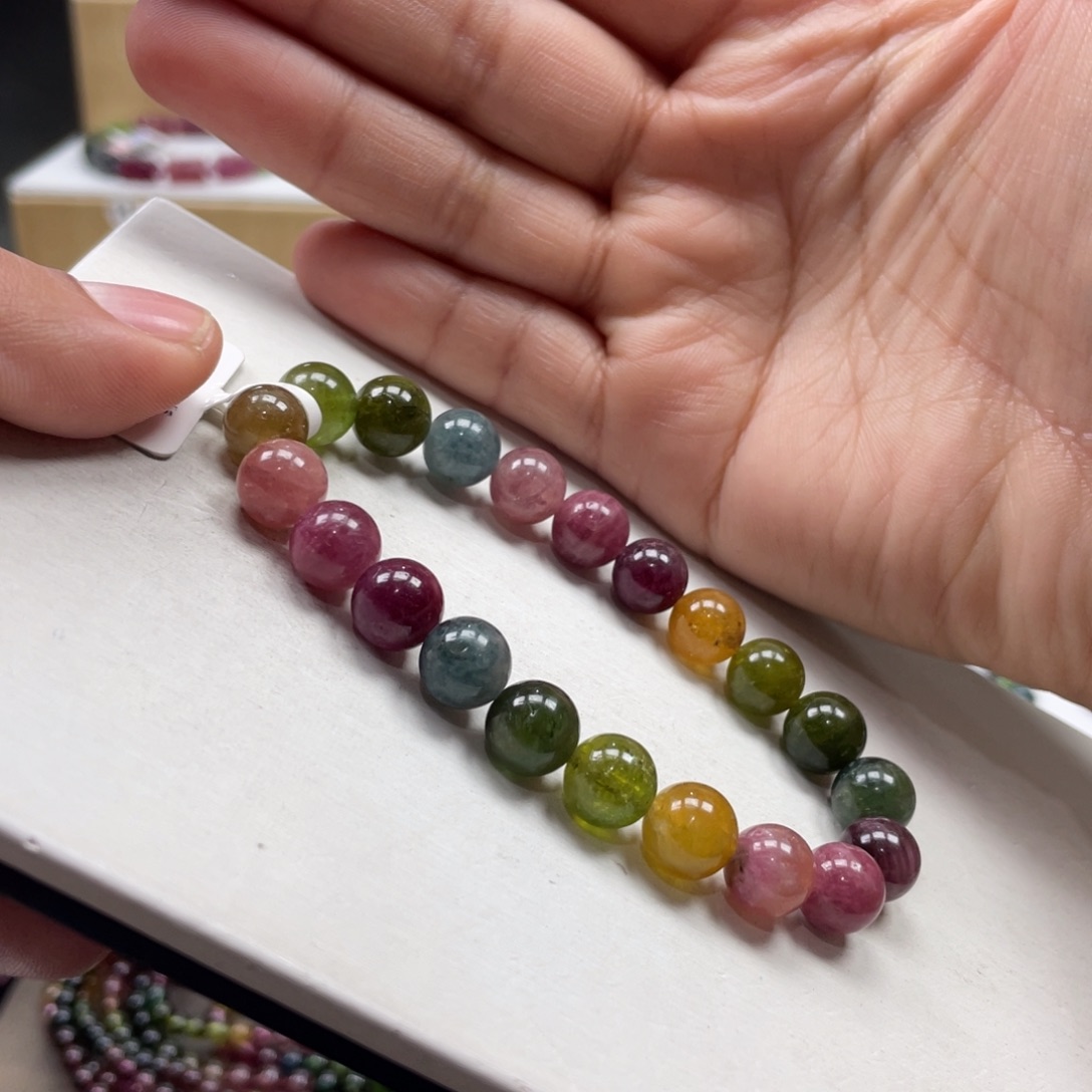 碧玺手串未镶嵌9mmmmmmmmmmmmmmmmmmmm