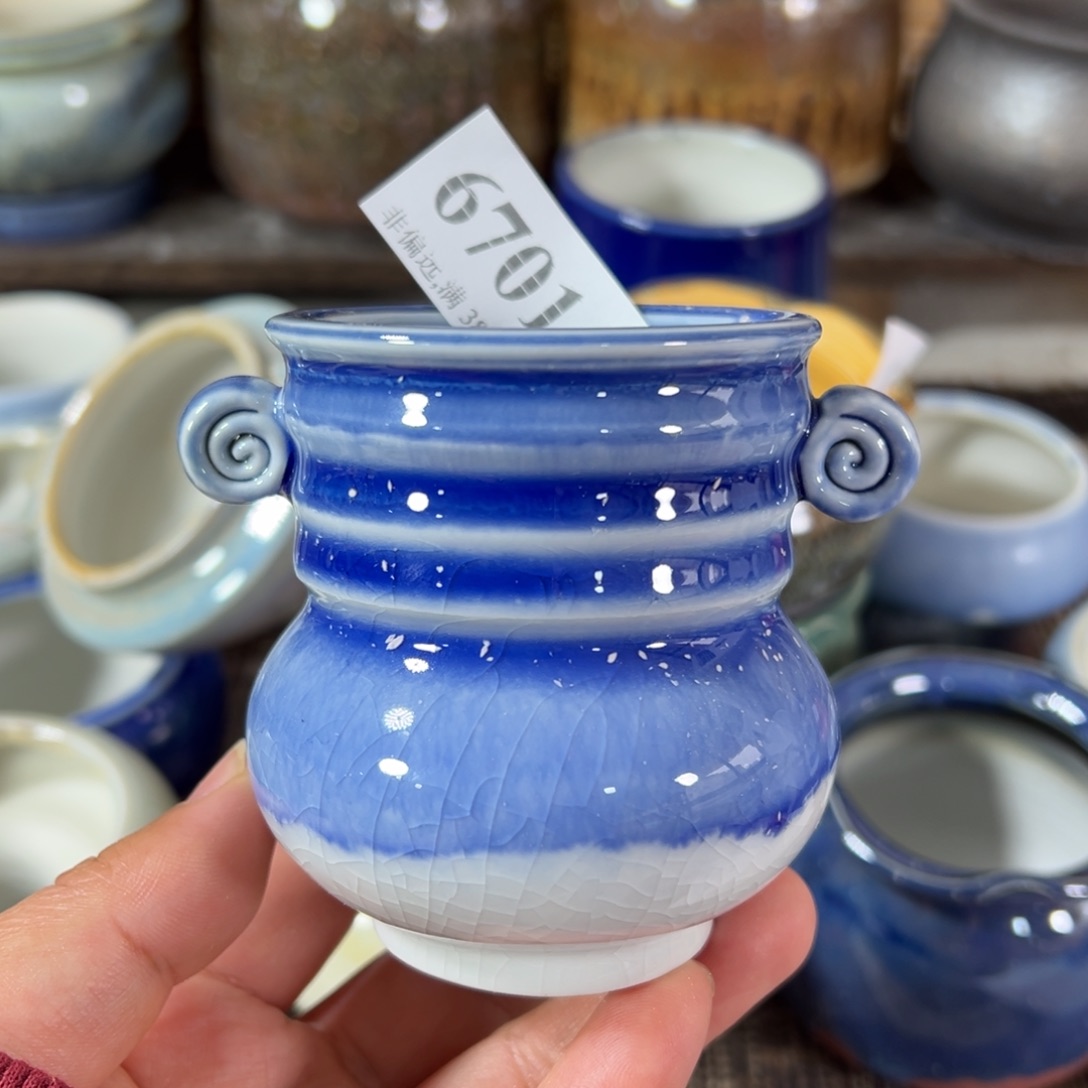 陶瓷景德镇手工花盆