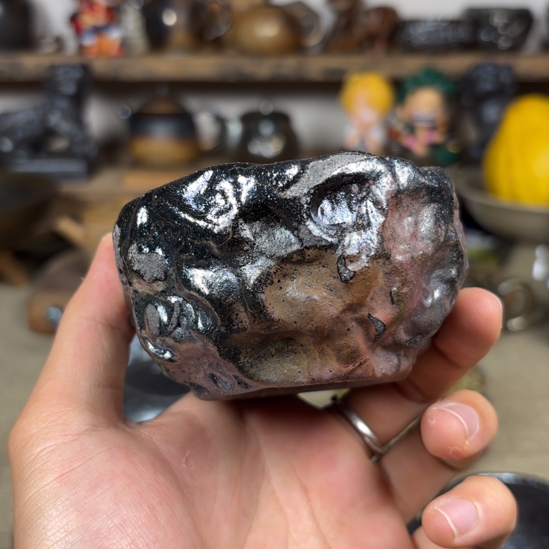 建水紫陶三木柴烧瑕疵