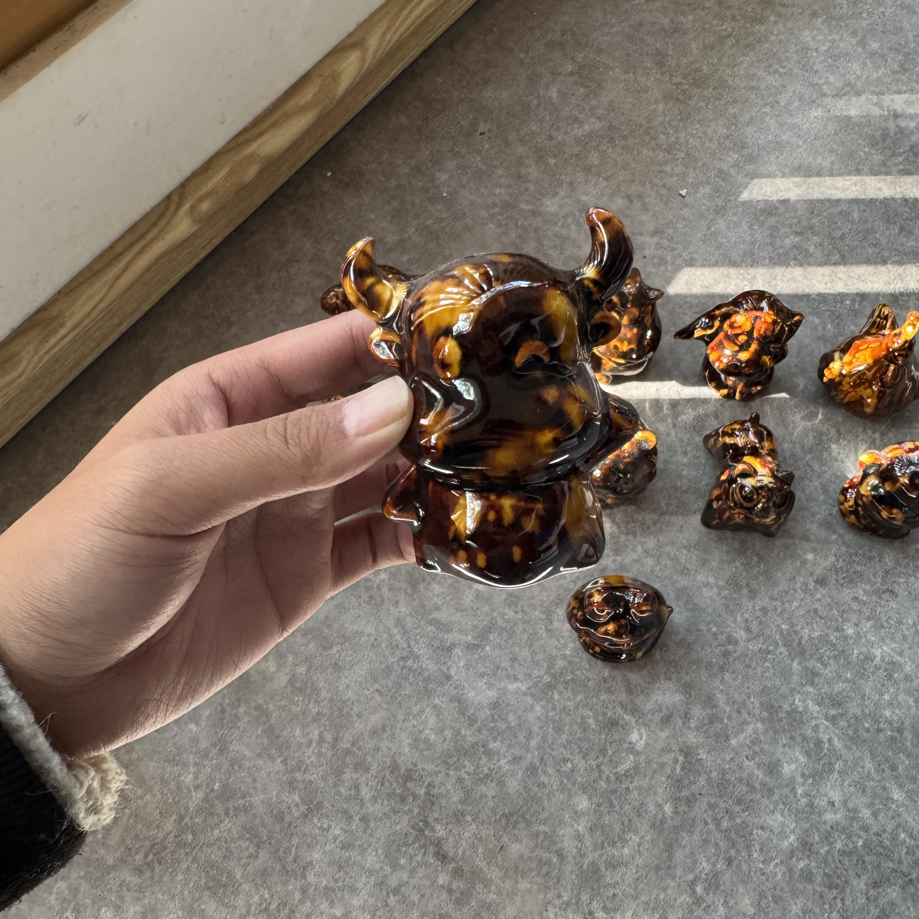 变色茶宠摆件招财神兽生肖可爱龙茶桌茶台宠物精品纯铜生肖鼠摆件