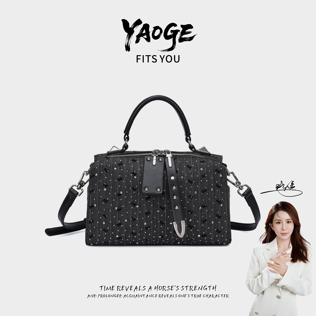 粉丝专享-包包经典时尚百搭女士小众LY1606-黑色