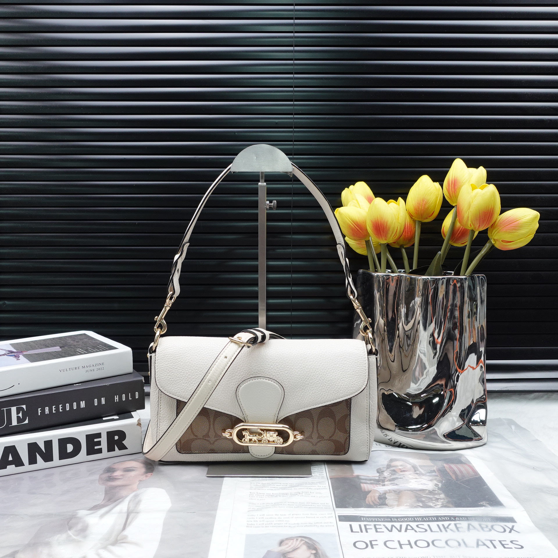 95新 COACH/蔻驰 单肩包/T10333604