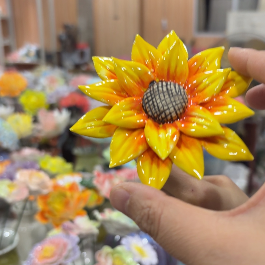 陶瓷花，20元发货，退款拉黑