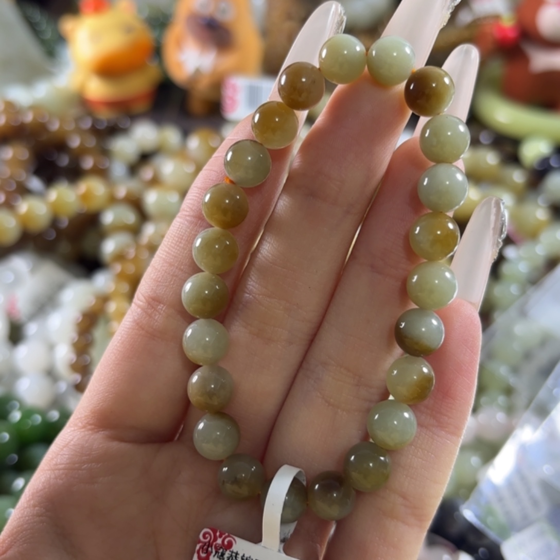 和田玉未镶嵌手链373