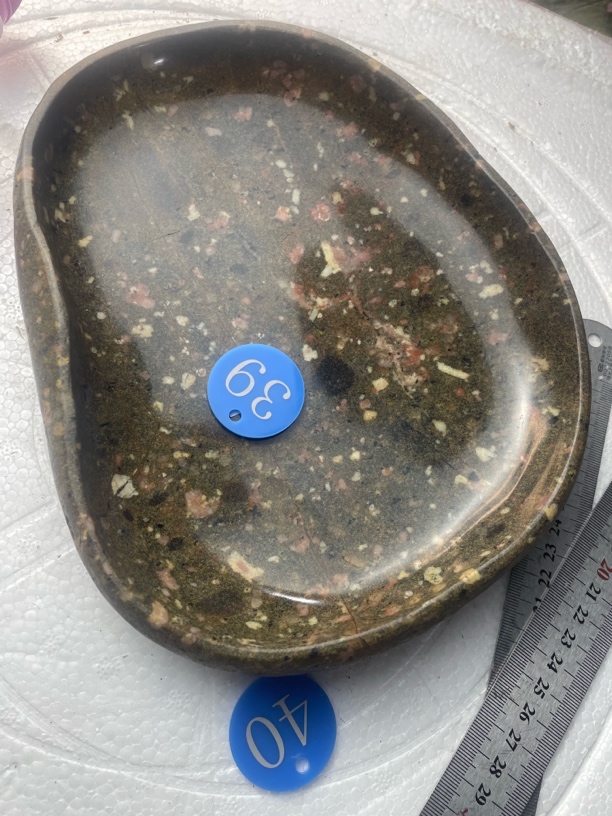 长江石果盘，茶盘，零食盘