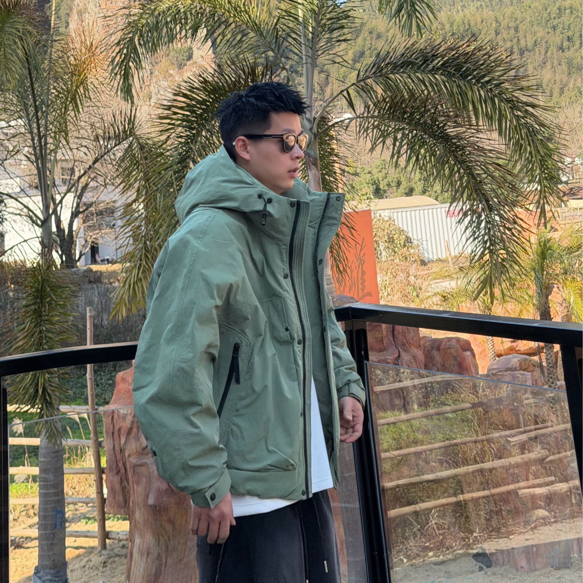 【PZ】25SS冬户外抗寒连帽休闲派克羽绒服外套