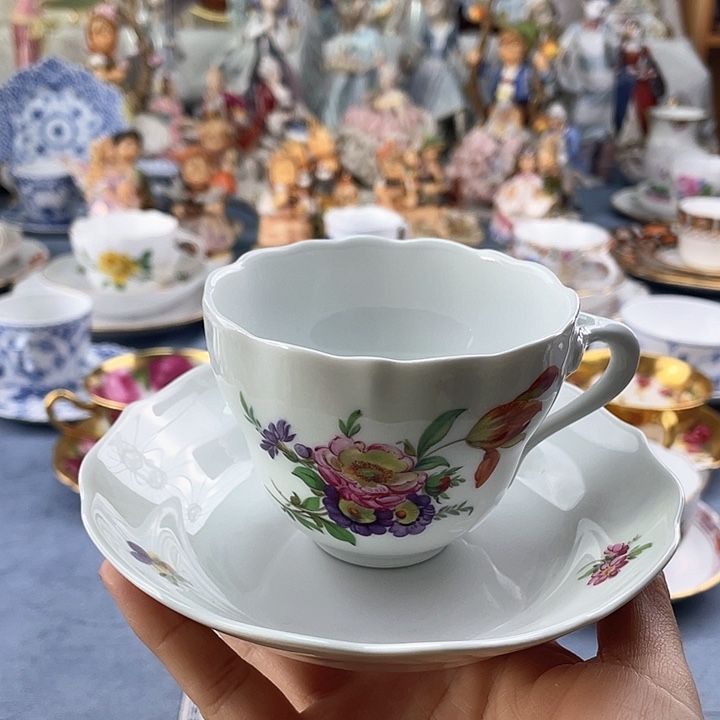 中古欧瓷瓷器小房子