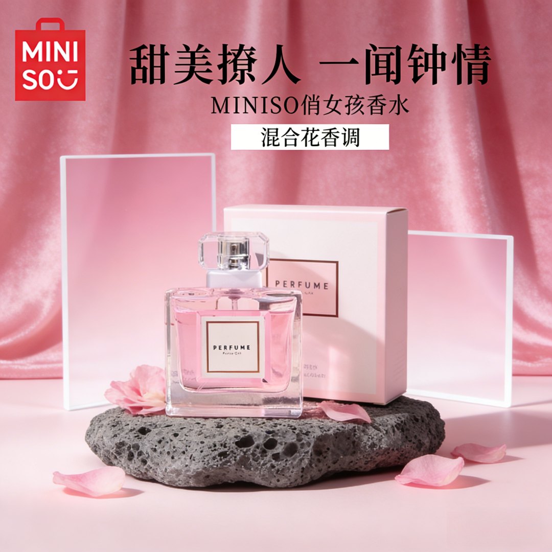 名创优品俏女孩香水女士礼物香氛淡香持久清新自然生日送礼礼物