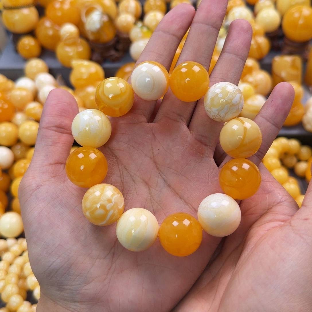 琥珀未镶嵌珠宝奇石20mm