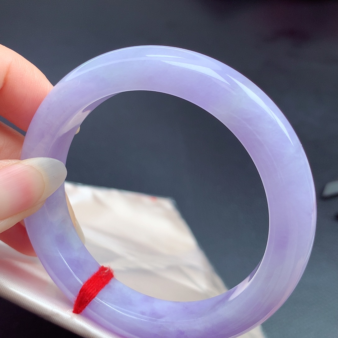 翡翠未镶嵌手镯56圈口