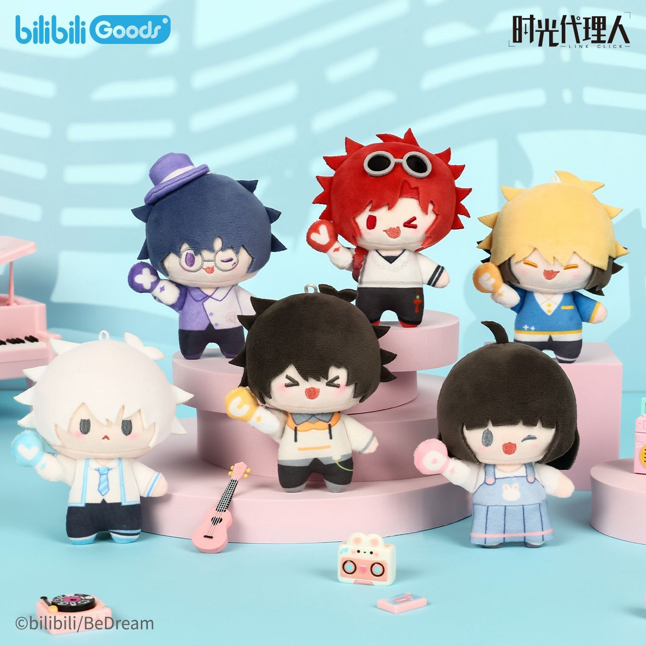 bilibiliGoods时光代理人M.O.D系列Map of dreams像素周边盲盒