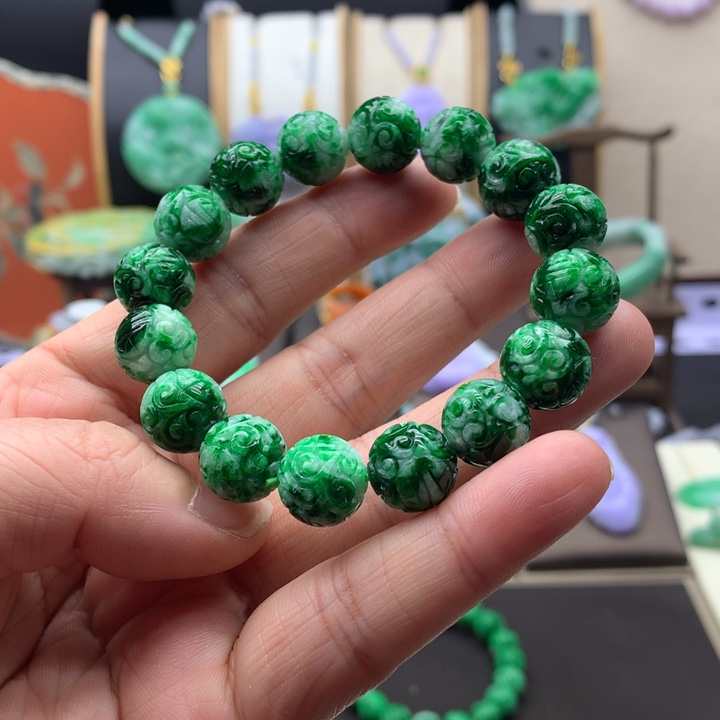 翡翠未镶嵌手链翡翠手链