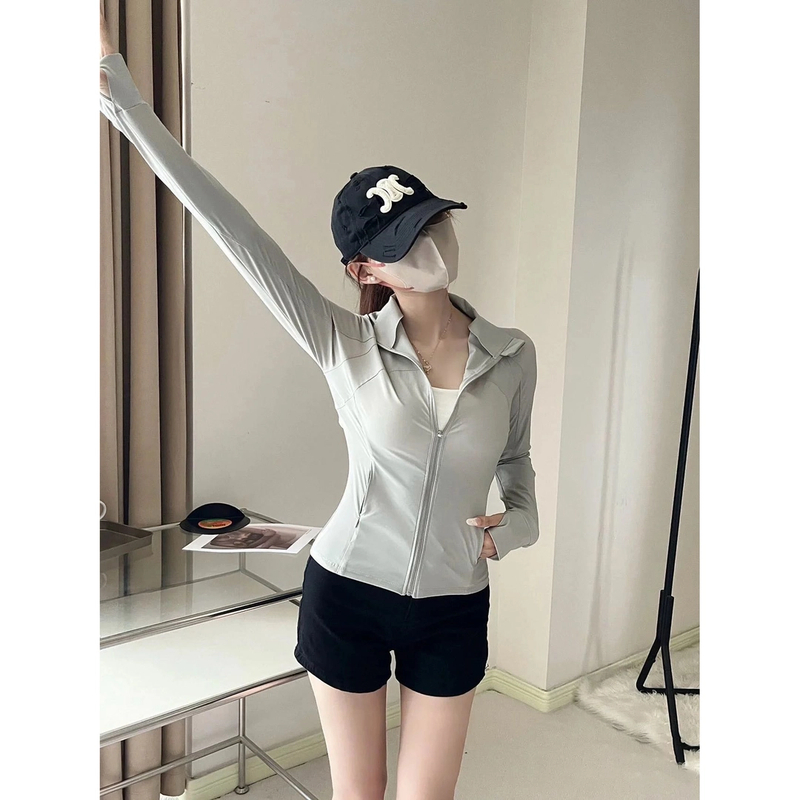 M1149 百搭运动修身上衣三色可选！衣长59 款号LJ907