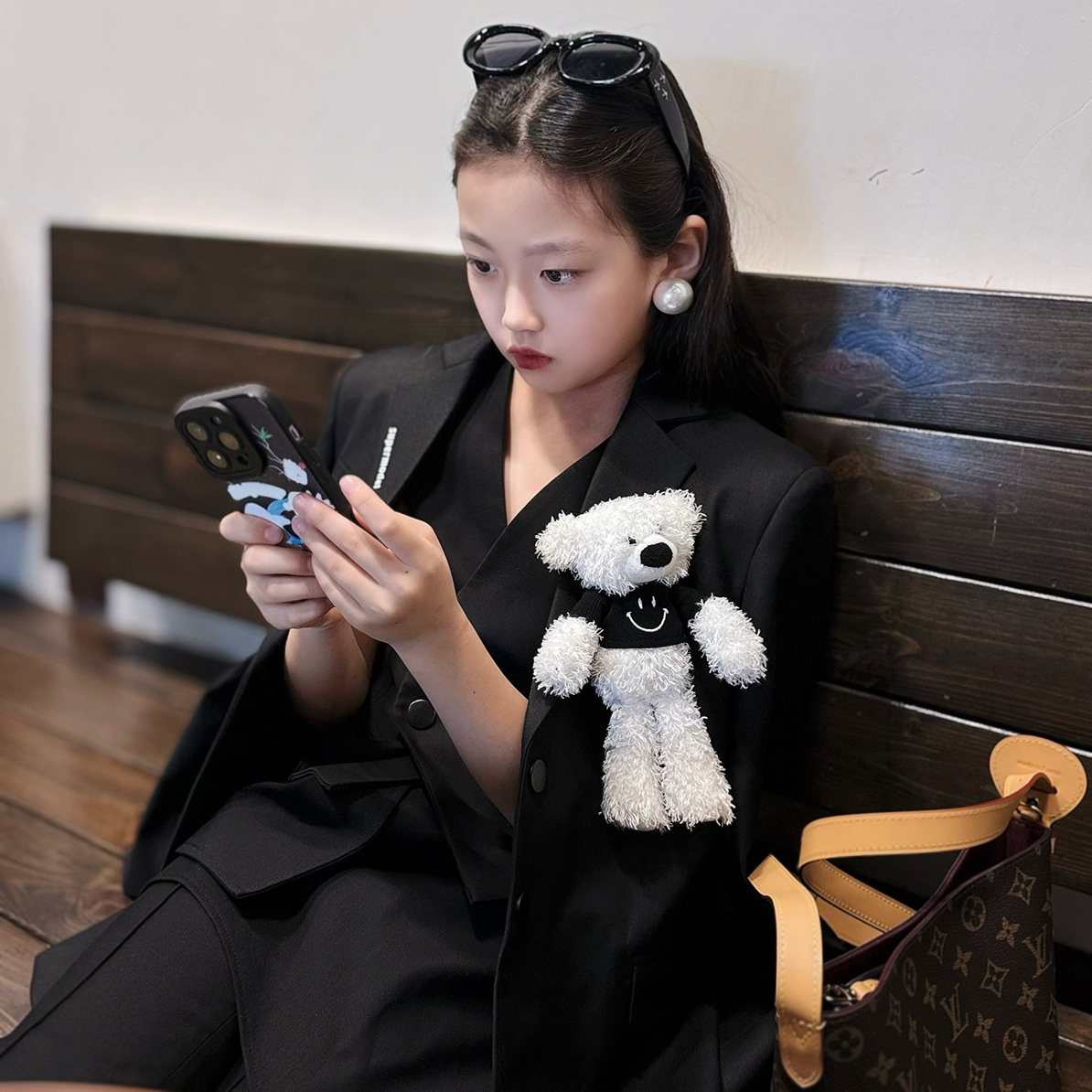 大牌高级小熊定制西装套装，设计感西装