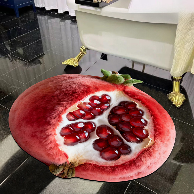 【防滑黑科技】3D立体吸水垫入门水果地垫浴室垫干垫家用卧室玄关