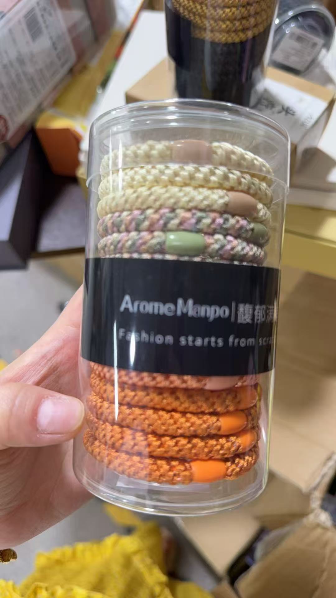 AM发绳气质百搭简约皮筋高弹力耐用