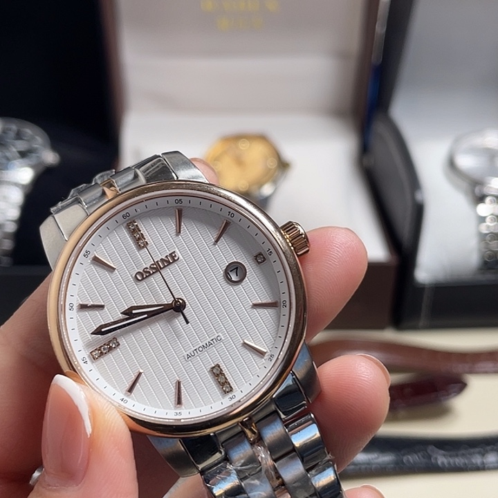 精钢进口机芯，全自动机械