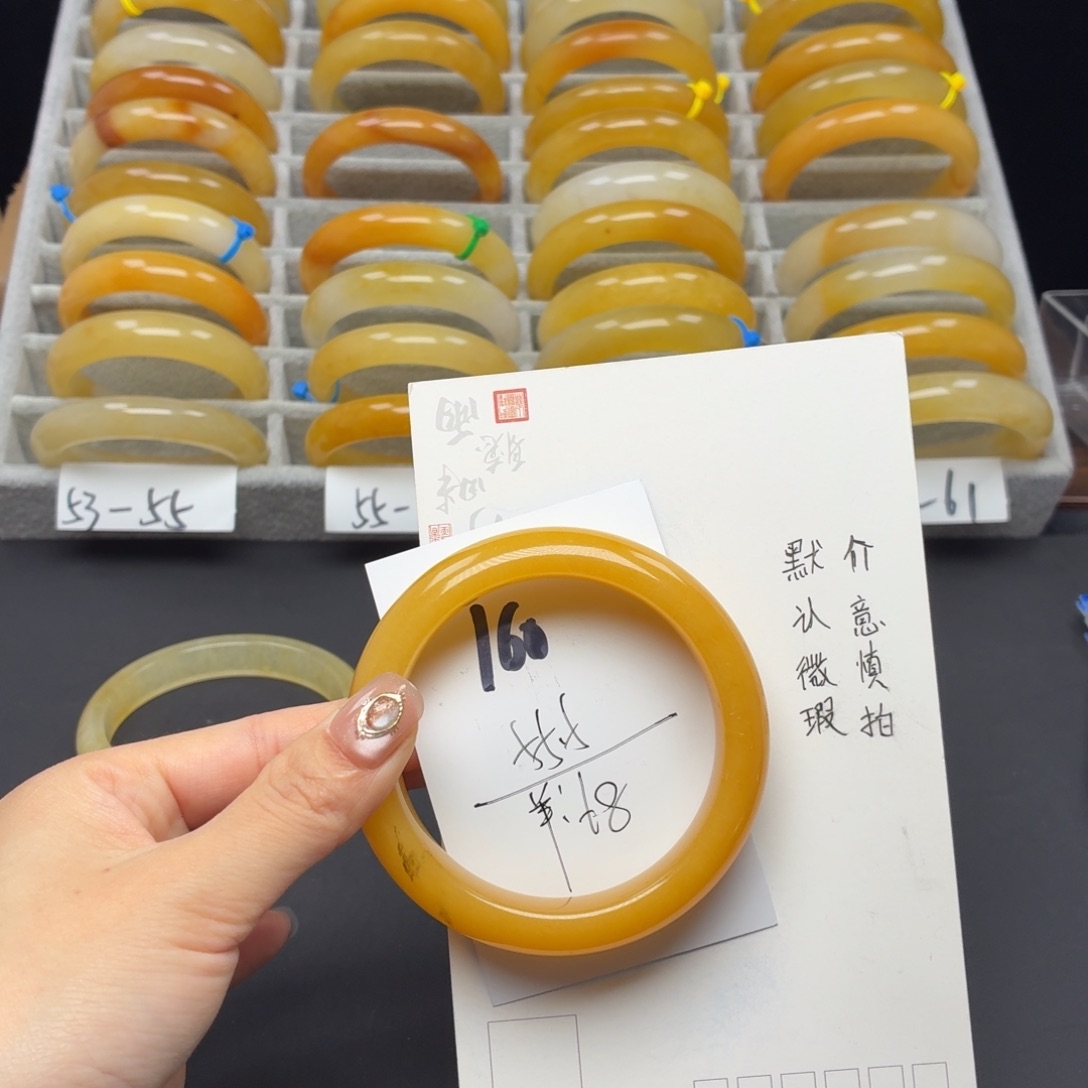 石英质玉未镶嵌手镯160