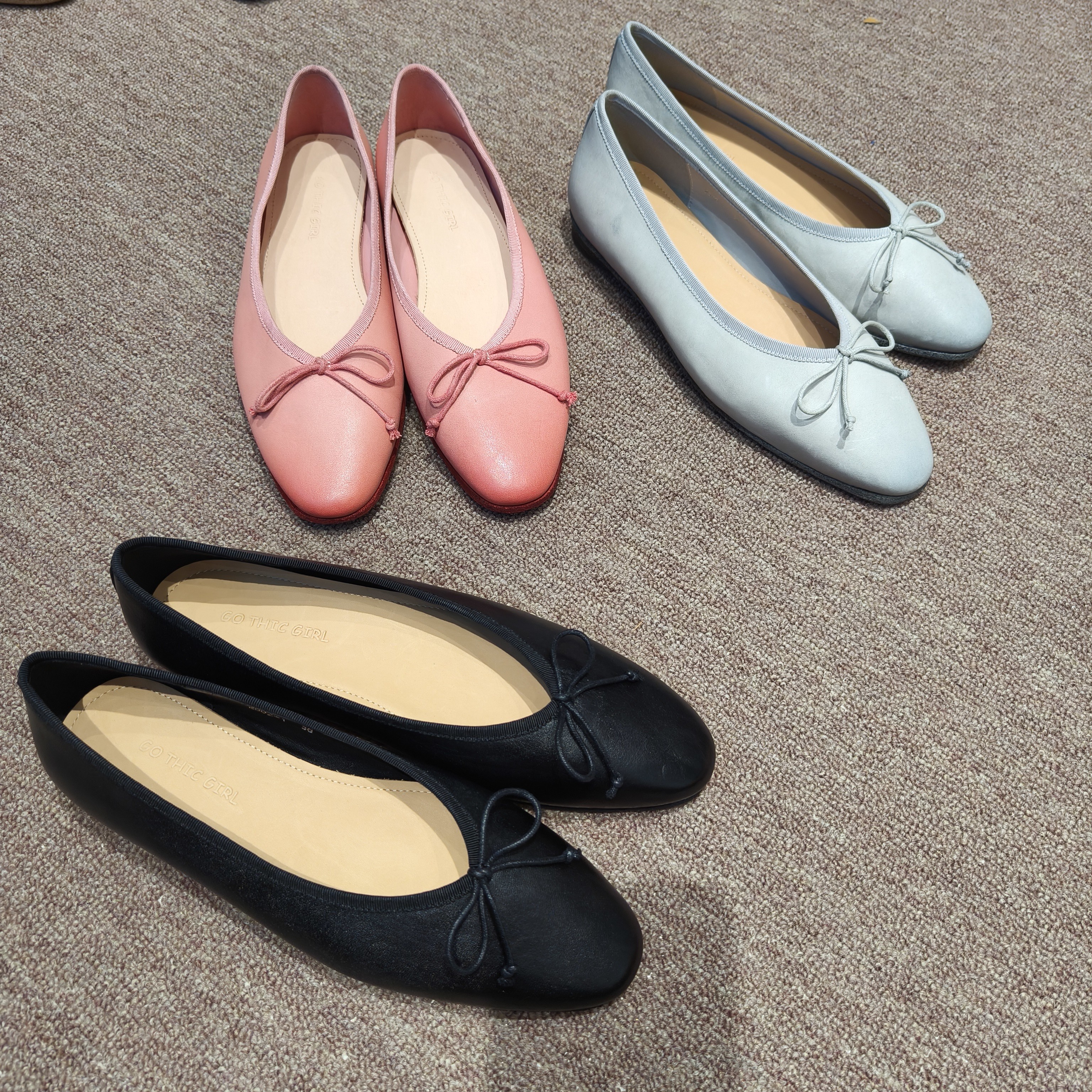 主播指定拍 不是主图款法式复古平底浅口单鞋方头低跟欧若动感风