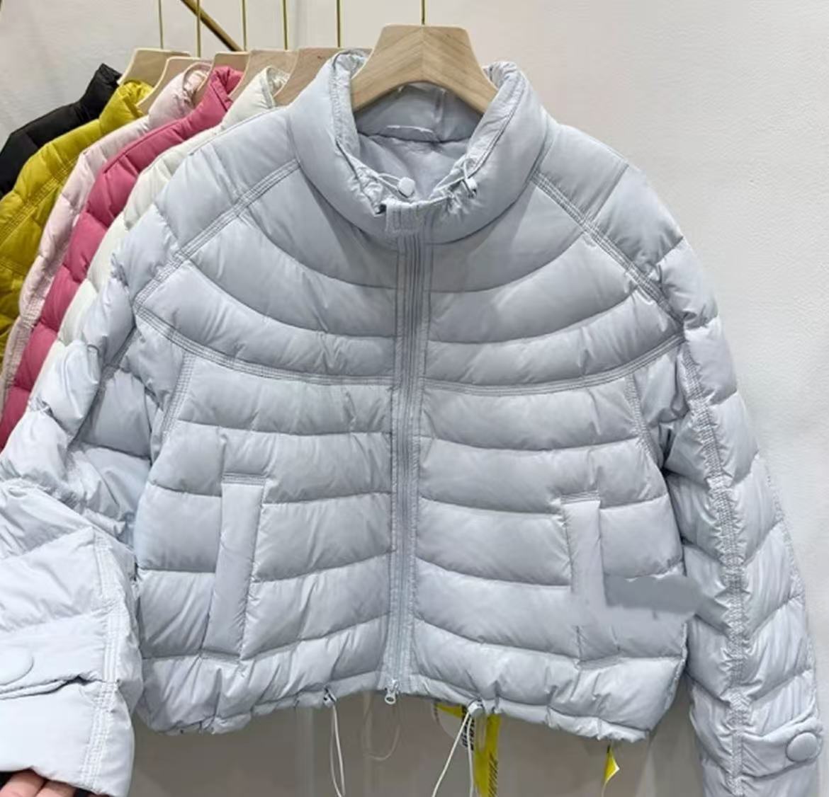 【石墨烯云绒排骨外套】韩版立领洋气糖果色女冬季新款短款外套