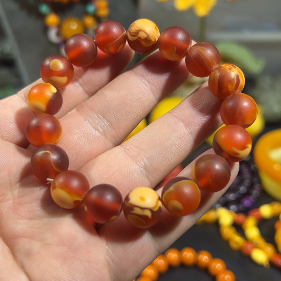 未镶嵌琥珀手链卡1.2➕