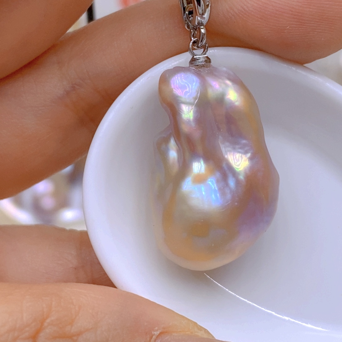 未镶嵌淡水珍珠耳饰