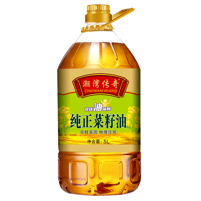 纯正菜籽油物理压榨非转基因炒菜浓香家用