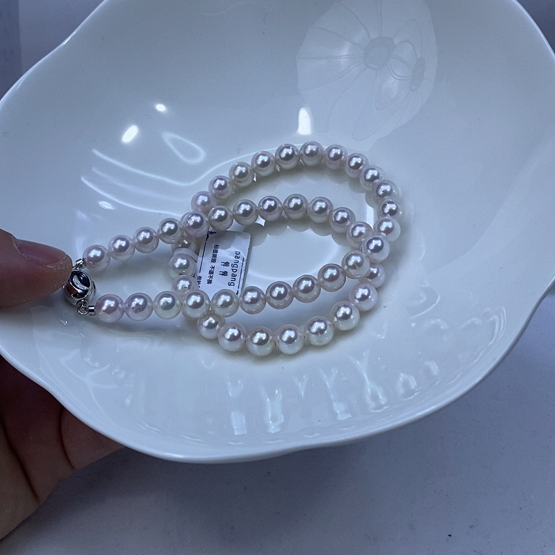 海水珍珠颈饰银S925镶嵌