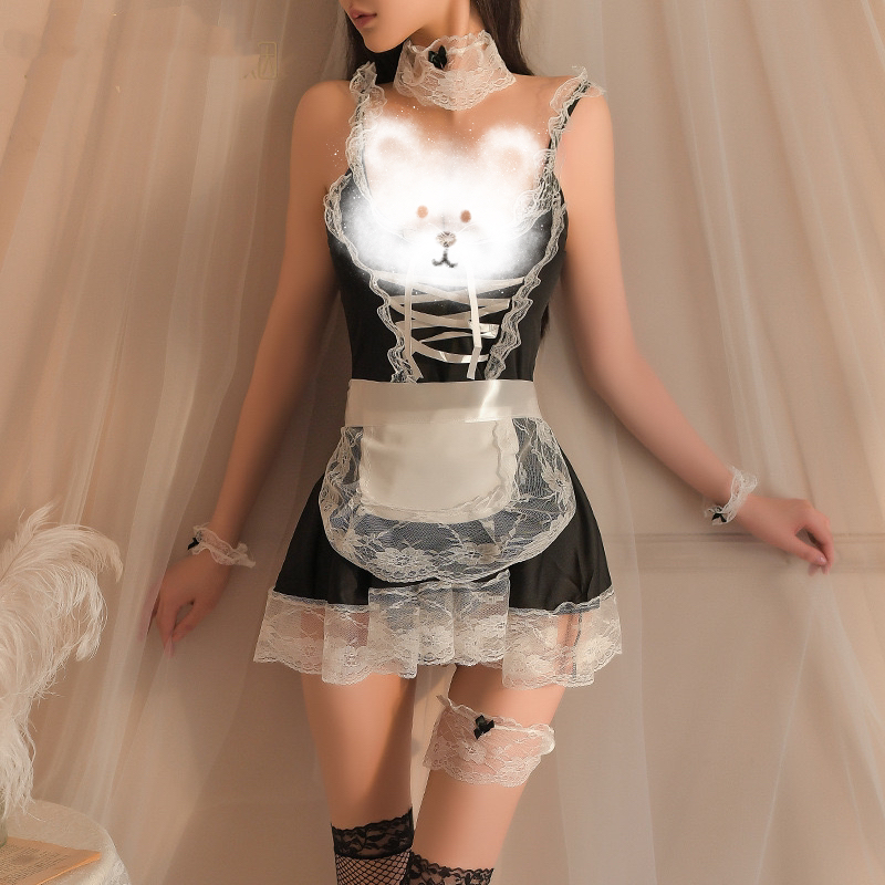 新款内衣女仆装激情套装性感火辣纯欲制服可爱小胸家居服睡裙