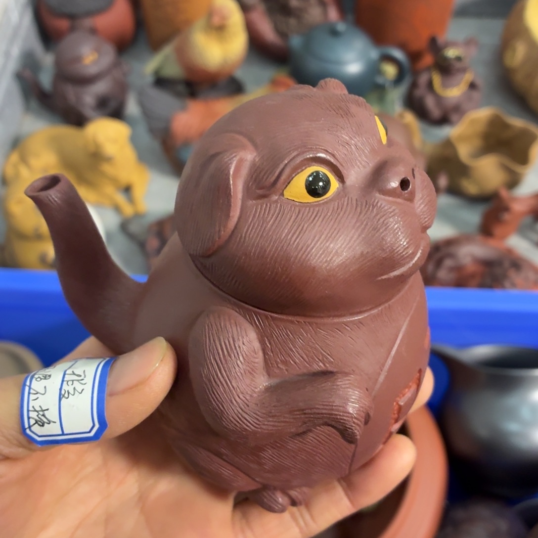 紫砂茶杯瑕疵不退不换介意勿拍