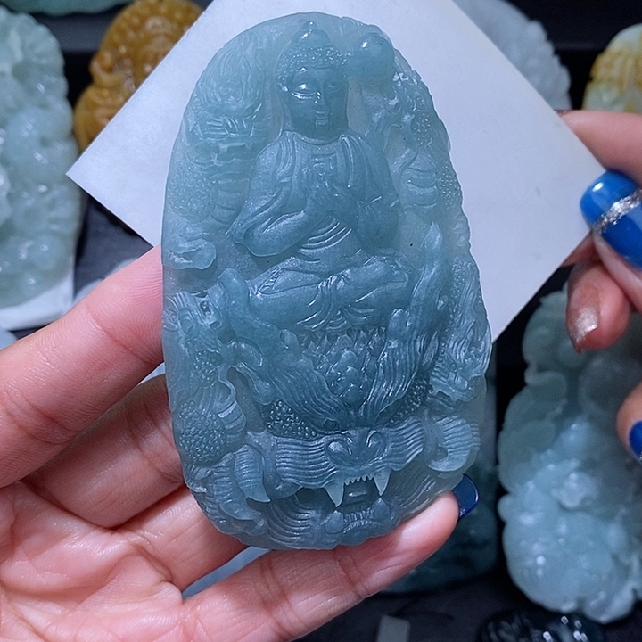 定制翡翠未镶嵌童**发翡翠
